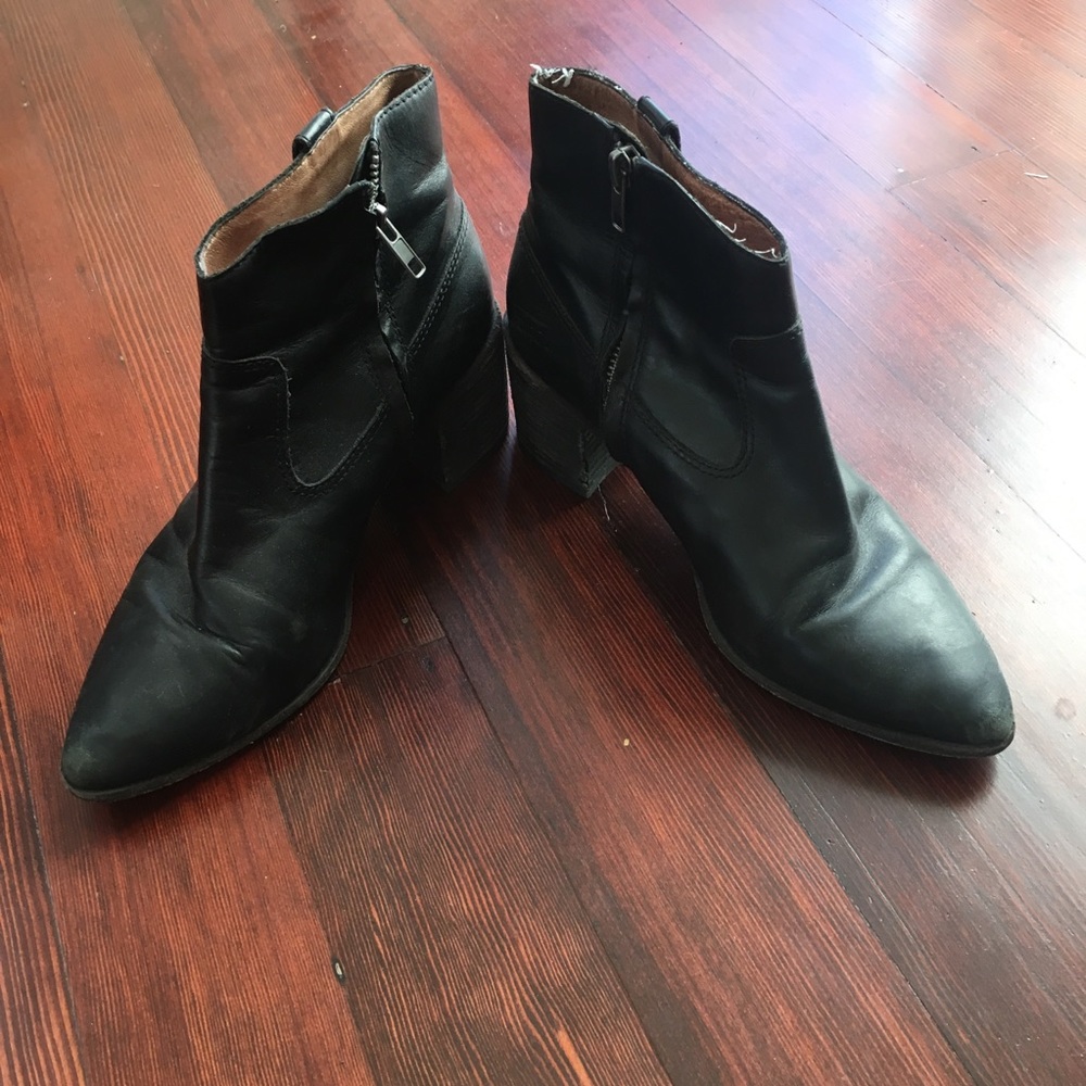 Madewell leather booties